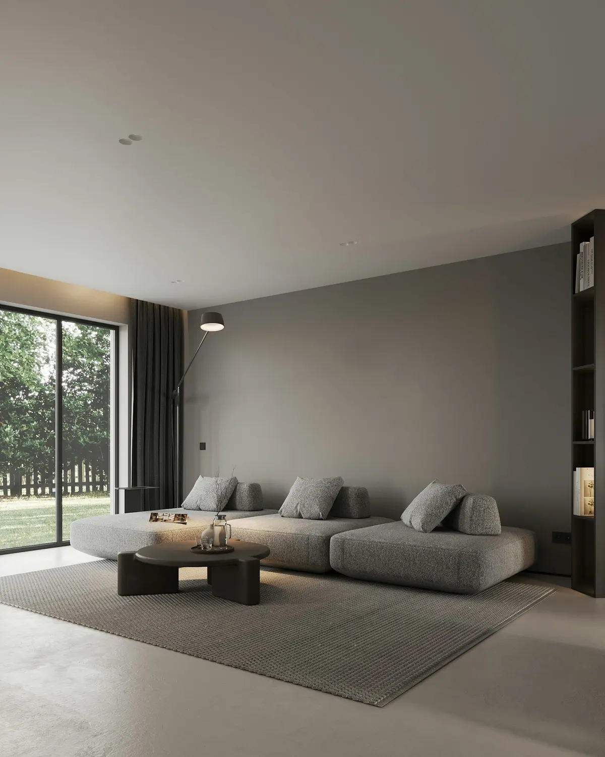 Interior — completed residence